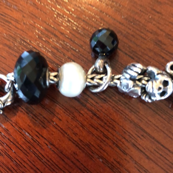 Sterling silver Trollbeads bracelet - Picture 3 of 11